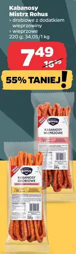 Netto Kabanosy Mistrz Rohus oferta