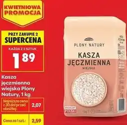 Biedronka Kasza jęczmienna wiejska Plony Natury oferta
