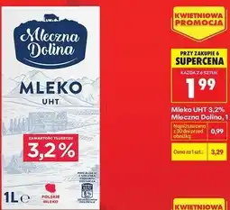 Biedronka Mleko UHT 3,2% Mleczna Dolina oferta