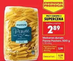Biedronka Makaron durum Penne Pastani oferta