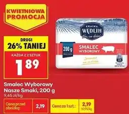 Biedronka Smalec Wyborowy Nasze Smaki oferta