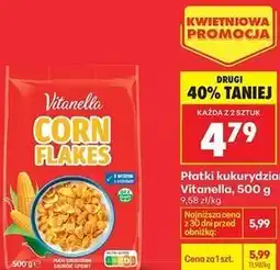Biedronka Płatki kukurydziane Vitanella oferta