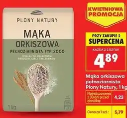 Biedronka Mąka orkiszowa pełnoziarnista Plony Natury oferta