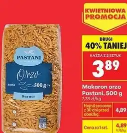 Biedronka Makaron orzo Pastani oferta