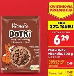 Biedronka Płatki Dotki Vitanella oferta