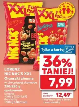 Kaufland Orzeszki ziemne w chrupiącej skorupce LORENZ NIC NAC'S XXL oferta