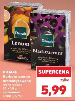 Kaufland Herbata czarna aromatyzowana DILMAH oferta