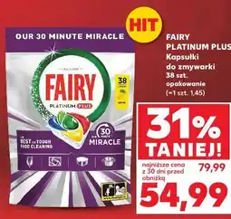 Kaufland FAIRY PLATINUM PLUS Kapsułki do zmywarki 38 szt. opakowanie oferta