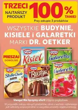 Kaufland WSZYSTKIE BUDYNIE, KISIELE i GALARETKI MARKI DR. OETKER oferta