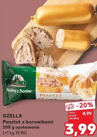 Kaufland GZELLA Pasztet z borowikami oferta