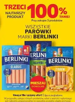 Kaufland WSZYSTKIE PARÓWKI MARKI BERLINKI oferta
