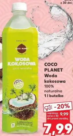 Kaufland Woda kokosowa 100% naturalna oferta