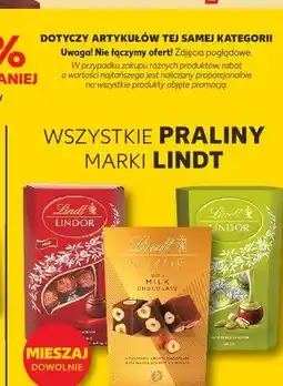 Kaufland WSZYSTKIE PRALINY MARKI LINDT oferta