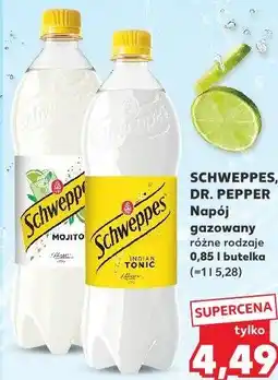 Kaufland SCHWEPPES, DR. PEPPER Napój gazowany różne rodzaje 0,85 l butelka oferta