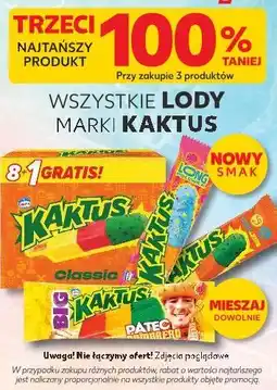 Kaufland WSZYSTKIE LODY MARKI KAKTUS oferta