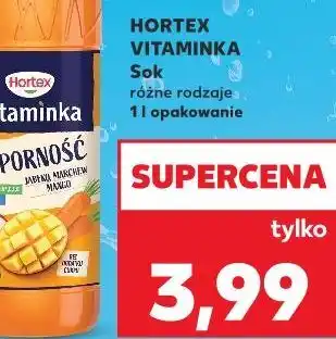 Kaufland HORTEX VITAMINKA Sok różne rodzaje 1 l opakowanie oferta