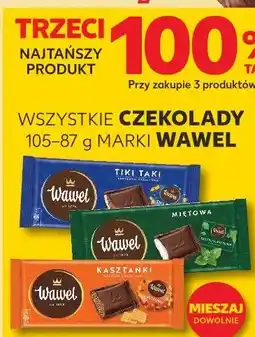 Kaufland WSZYSTKIE CZEKOLADY 105-87 g MARKI WAWEL oferta