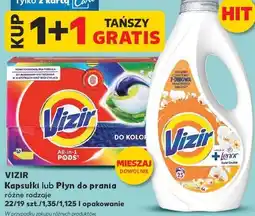Kaufland Kapsułki lub Płyn do prania VIZIR oferta
