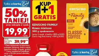 Kaufland EDUSCHO FAMILY Kawa mielona 500 g opakowanie oferta