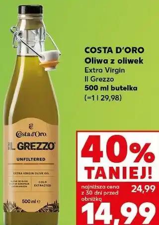 Kaufland COSTA D'ORO Oliwa z oliwek Extra Virgin Il Grezzo oferta