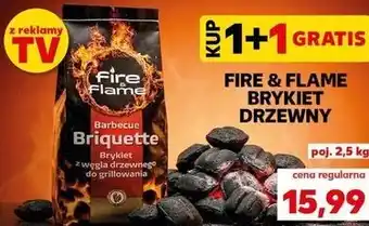 Kaufland BRYKIET DRZEWNY FIRE & FLAME oferta
