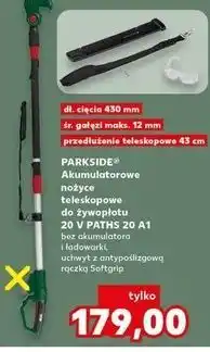 Kaufland PARKSIDE Akumulatorowe nożyce teleskopowe do żywopłotu 20 V PATHS 20 A1 oferta