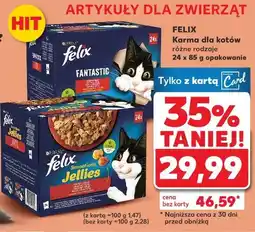 Kaufland FELIX Karma dla kotów różne rodzaje oferta