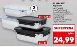 Kaufland Pojemniki na żywność 550 ml + 1 l Silvercrest oferta