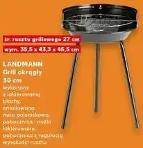 Kaufland LANDMANN Grill okrągły 30 cm oferta