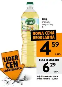 Intermarche Olej rzepakowy O LA LA! oferta