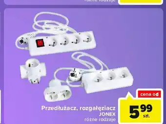 Carrefour Przedłużacz 3 gniazdka z uziemieniem 1.5 m 1 SZT oferta