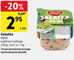 Intermarche Sałatka DEGA wybrane rodzaje oferta