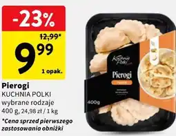 Intermarche Pierogi KUCHNIA POLKI wybrane rodzaje oferta