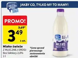 Intermarche Mleko świeże Z MLECZNEJ DROGI Bez laktozy 2,0% oferta