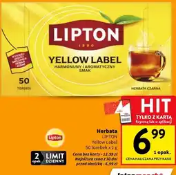 Intermarche Herbata Lipton Yellow Label oferta