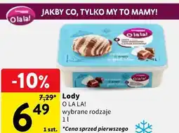Intermarche Lody O LA LA! oferta