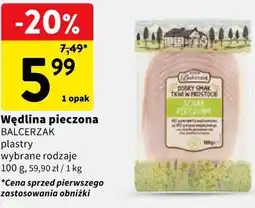 Intermarche Wędlina pieczona BALCERZAK oferta