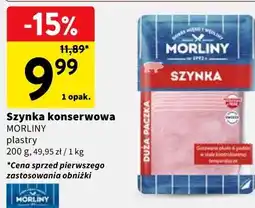 Intermarche Szynka konserwowa MORLINY oferta
