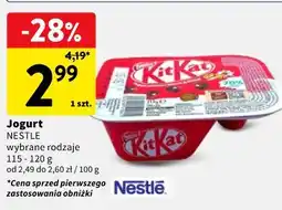 Intermarche Jogurt NESTLE wybrane rodzaje oferta