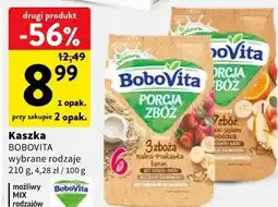 Intermarche Kaszka BOBOVITA wybrane rodzaje oferta