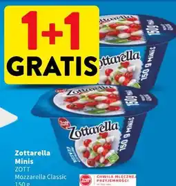Intermarche Zottarella Minis ZOTT Mozzarella Classic oferta