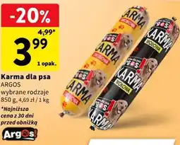 Intermarche Karma dla psa ARGOS wybrane rodzaje oferta