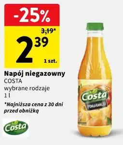 Intermarche Napój niegazowny COSTA oferta