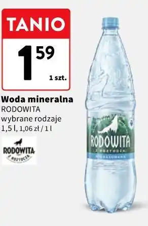 Intermarche Woda mineralna RODOWITA oferta