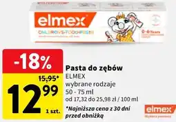 Intermarche Pasta do zębów ELMEX oferta