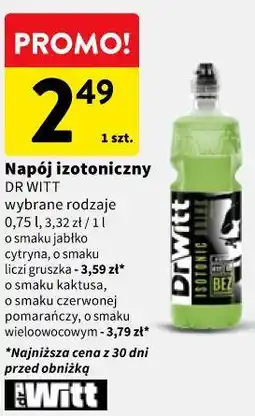Intermarche Napój izotoniczny DR WITT oferta