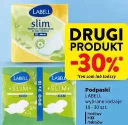 Intermarche Podpaski LABELL wybrane rodzaje 10 - 20 szt oferta
