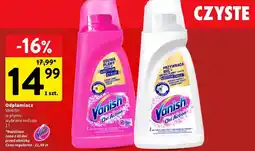 Intermarche Odplamiacz VANISH w płynie wybrane rodzaje oferta