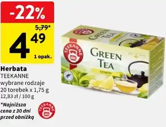 Intermarche Herbata TEEKANNE oferta