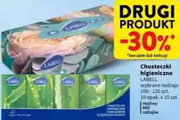 Intermarche Chusteczki higieniczne LABELL wybrane rodzaje 100 - 120 szt oferta